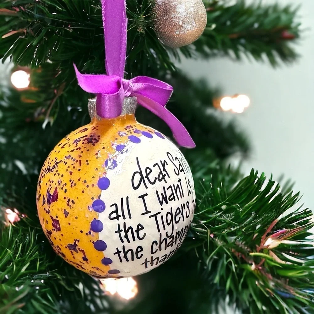 Handmade christmas ornament